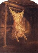 REMBRANDT Harmenszoon van Rijn The Slaughtered Ox painting